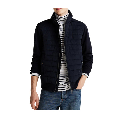 Tommy Hilfiger Felpa con zip Felpa Uomo Mix Media Stand M - Francavilla Moda
